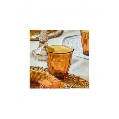 Набор стаканов французских PICARDIE AMBER 6шт 250мл DURALEX 1027DB06C1111 - фото 13