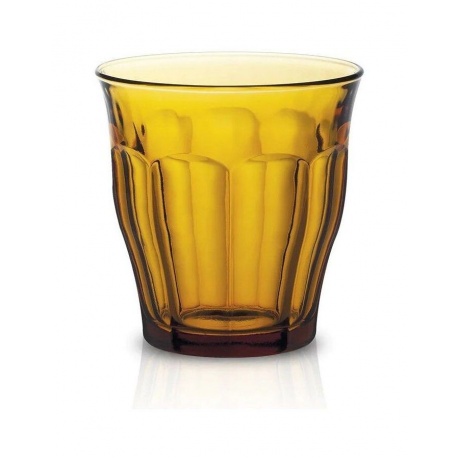Набор стаканов французских PICARDIE AMBER 6шт 310мл DURALEX 1028DB06C0111 - фото 2