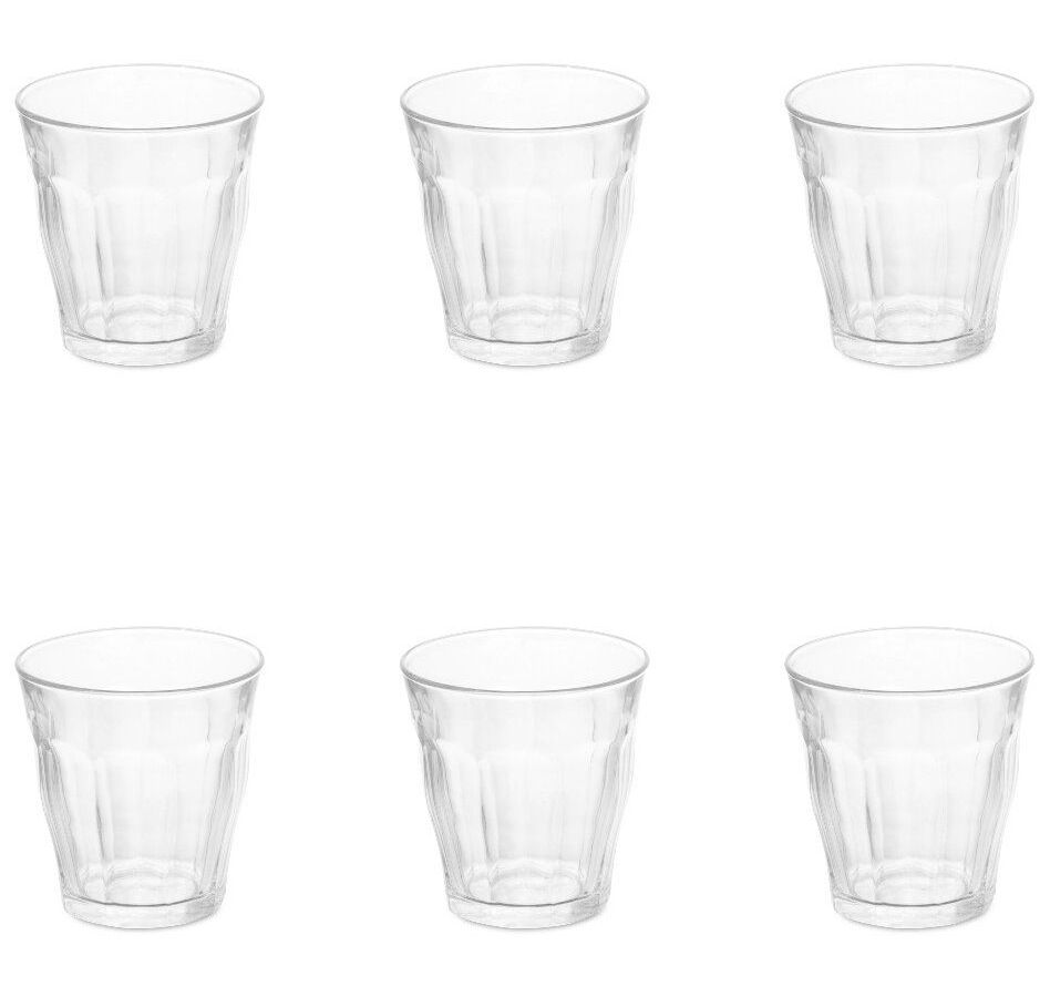 Набор стаканов французских PICARDIE прозрачные 6шт 310мл DURALEX 1028AB06A0111 набор стаканов французских picardie marine 6шт 250мл duralex 1027bb06a0111