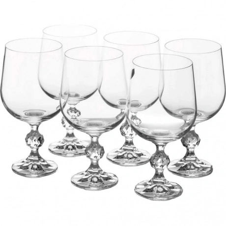 Набор бокалов для вина CRYSTALEX CLAUDIA 6шт 455мл