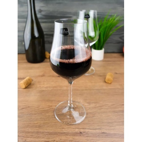 Набор бокалов для вина CRYSTALEX TULIPA 6шт 450мл - фото 11