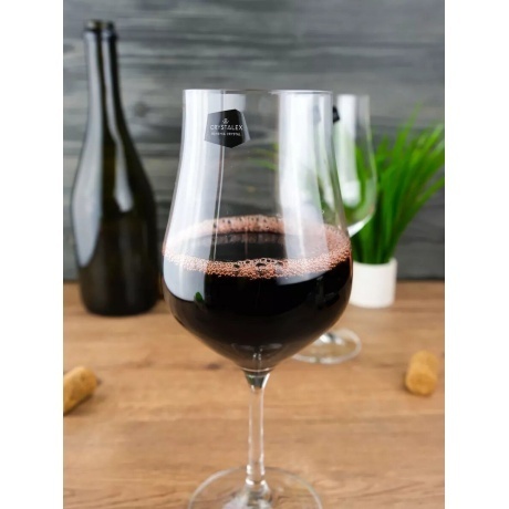 Набор бокалов для вина CRYSTALEX TULIPA 6шт 450мл - фото 12