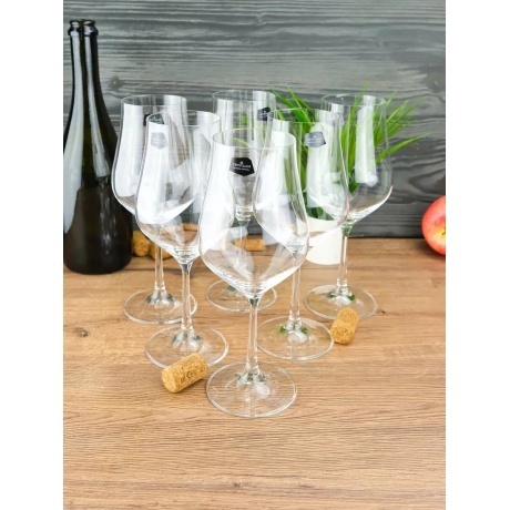 Набор бокалов для вина CRYSTALEX TULIPA 6шт 450мл - фото 9