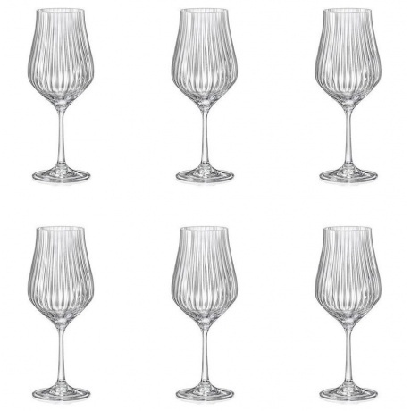 

Набор бокалов для вина CRYSTALEX TULIPA OPTIC 6шт 450мл
