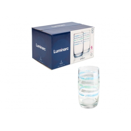 Набор стаканов LUMINARC ФРАНЦУЗСКИЙ РЕСТОРАНЧИК КИСТОЧКА 6шт 330мл высокий 760₽