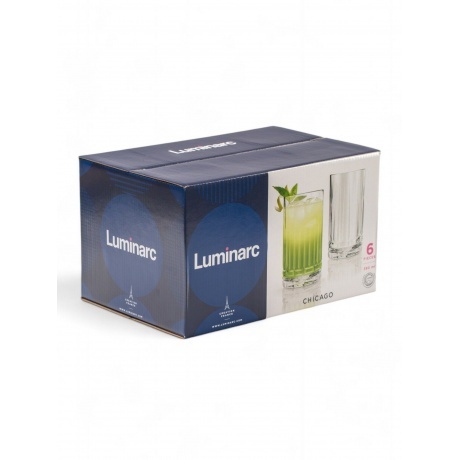 Набор стаканов LUMINARC ЧИКАГО высокий 380мл 6шт - фото 4