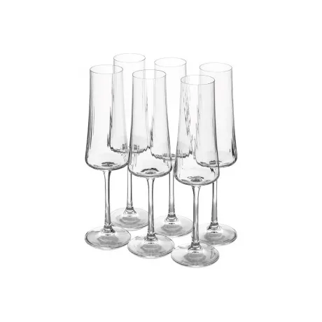 Набор фужеров для шампанского CRYSTALEX XTRA OPTIC 210мл 6шт