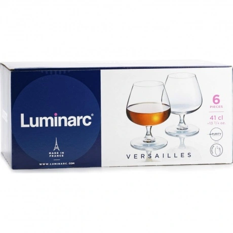 Набор бокалов LUMINARC ВЕРСАЛЬ для коньяка 6шт 410мл хорошее сос...
