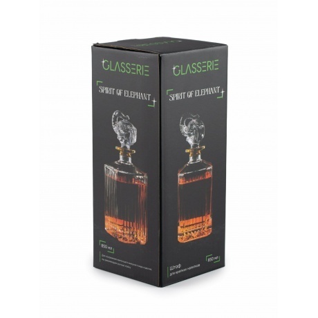 Штоф для крепких напитков GLASSERIE SPIRIT OF ELEPHANT 850мл - фото 5