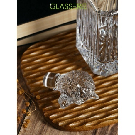 Штоф для крепких напитков GLASSERIE SPIRIT OF WOLF 850мл - фото 10