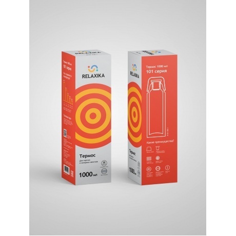 Термос Relaxika 101 (R101.1000.1) 1 л стальной - фото 10