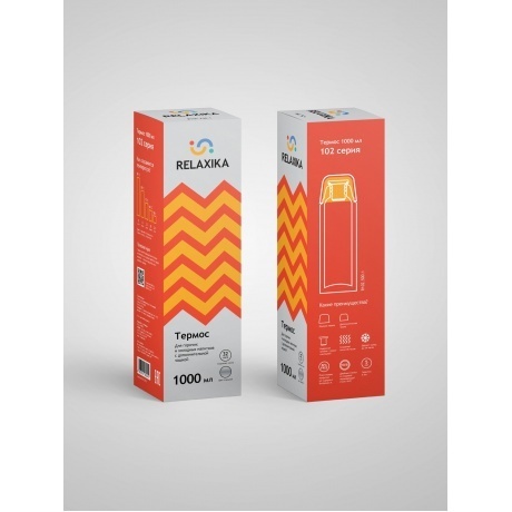 Термос Relaxika 102 (R102.1000.1) 1 л  стальной - фото 11