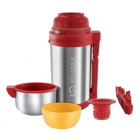 Термос универсальный (для еды и напитков) Relaxika 201 (1,2 литр...