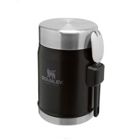 Термос для еды Stanley Classic  (0,4 литра), черный - фото 1