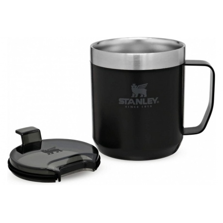 Термокружка Stanley Classic (0,35 литра), черная - фото 2