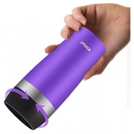 Термокружка Kitfort КТ-1223-1 фиолетовая - фото 5