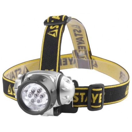 Фонарь налобный STAYER TOPLight, 7 LED, 3 AAA
