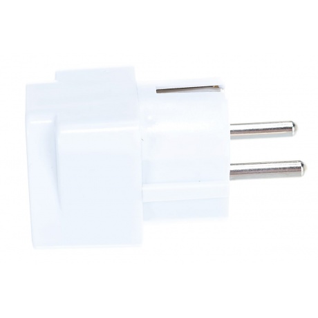 UNIVersal Переходник универсальный с/з белый 16А 250В 1186 - фото 3