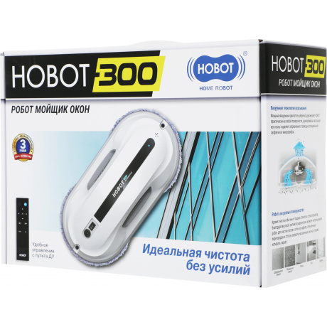Мойщик окон Hobot 300 пит.:от сети белый - фото 1