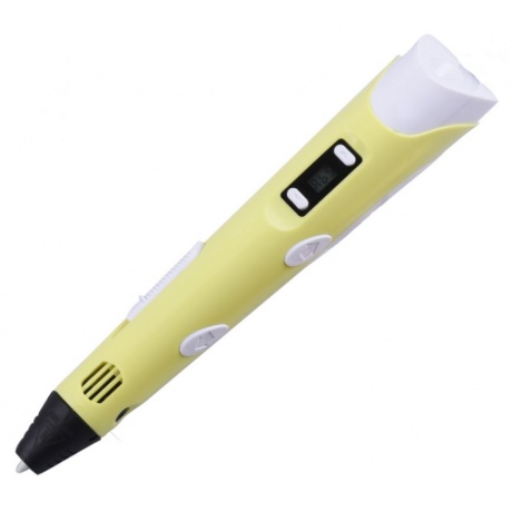 Ручка 3D Cactus CS-3D-PEN-A-YL PLA ABS LCD желтый - фото 1