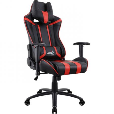 Компьютерное кресло AeroCool AC120 AIR Black-Red - фото 1
