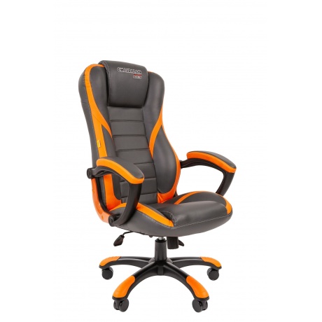 Компьютерное кресло Chairman GAME 22 Grey-Orange - фото 1
