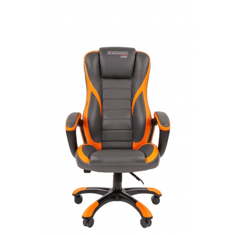 Компьютерное кресло Chairman GAME 22 Grey-Orange - фото 2
