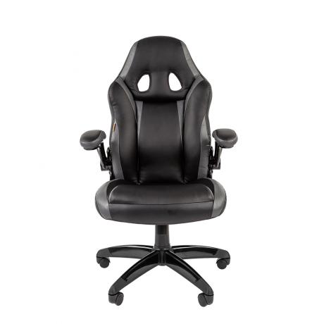 Компьютерное кресло Chairman GAME 15 Black-Grey - фото 2