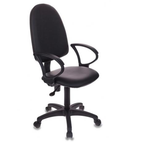 Компьютерное кресло Бюрократ CH-1300/OR-16 черный Престиж+ искусственная кожа - фото 1