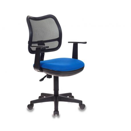 Компьютерное кресло Бюрократ CH-797 черный-синий - фото 1