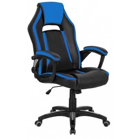 Кресло игровое Бюрократ CH-829/BL+BLUE черный/синий - фото 1