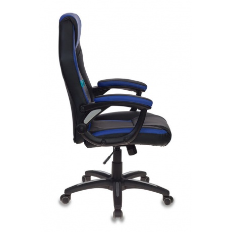 Кресло игровое Бюрократ CH-829/BL+BLUE черный/синий - фото 2