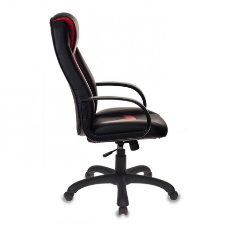 Кресло игровое Бюрократ VIKING-8/BL+RED черный/красный - фото 3