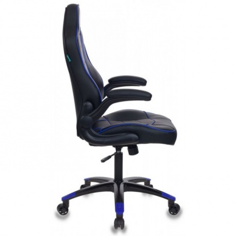 Кресло игровое Бюрократ VIKING-2/BL+BLUE черный/синий - фото 3
