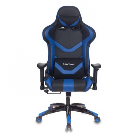 Кресло игровое Бюрократ CH-772N/BL+BLUE черный/синий - фото 1