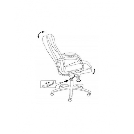 Кресло руководителя Бюрократ T-898/3С11BL черный - фото 4