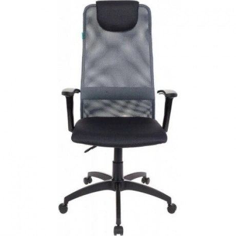 Кресло руководителя Бюрократ KB-8/DG/TW-12 серый сетка