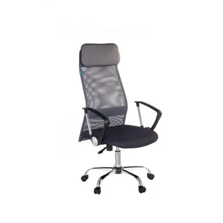 Кресло руководителя Бюрократ KB-6N/SL/DG/TW-12 серый сетка
