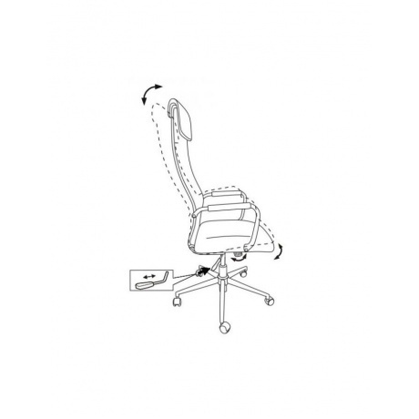 Кресло руководителя Бюрократ KB-9N/BLACK черный сетка - фото 7