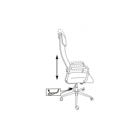 Кресло руководителя Бюрократ KB-9N/BLACK черный сетка - фото 8