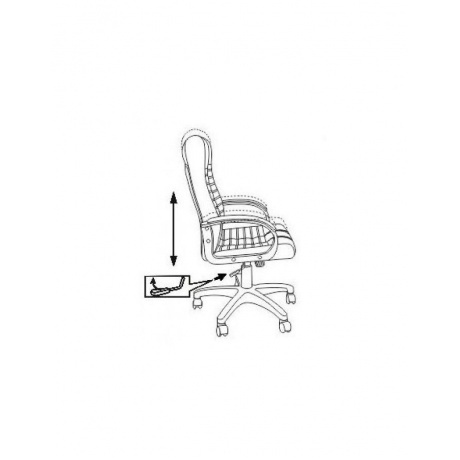 Кресло руководителя Бюрократ KB-10/BLACK черный искусственная кожа - фото 6