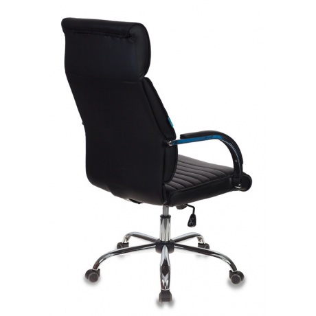 Кресло руководителя Бюрократ T-8010SL/BLACK черный искусственная кожа - фото 4