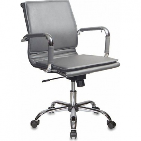 

Кресло руководителя Бюрократ CH-993-Low/grey серый искусственная кожа