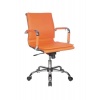 Кресло руководителя Бюрократ CH-993-Low/orange оранжевый искусст...