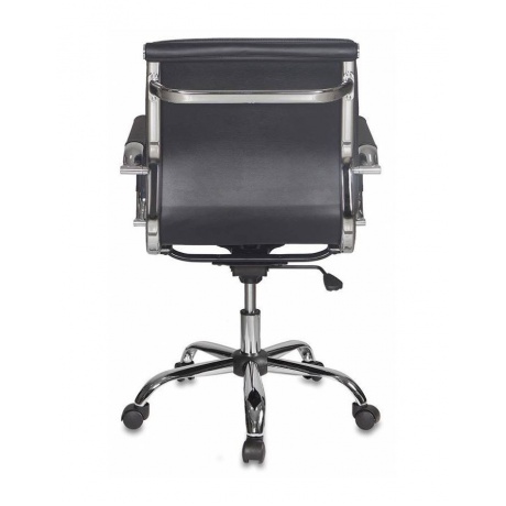 Кресло руководителя Бюрократ CH-993-Low/Black черный искусственная кожа - фото 4