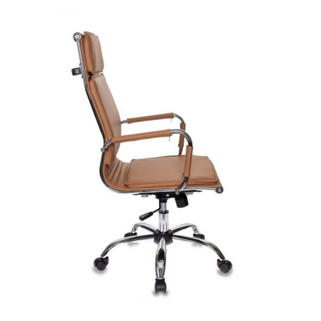 Кресло руководителя Бюрократ CH-993/camel светло-коричневый искусственная кожа - фото 3
