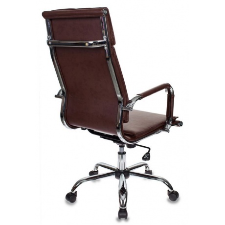 Кресло руководителя Бюрократ CH-993/brown коричневый искусственная кожа - фото 7