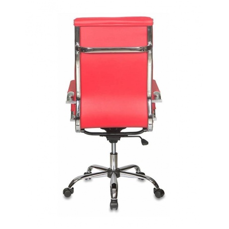 Кресло руководителя Бюрократ CH-993/red красный искусственная кожа - фото 4