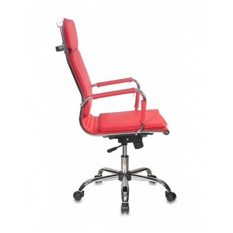 Кресло руководителя Бюрократ CH-993/red красный искусственная кожа - фото 5