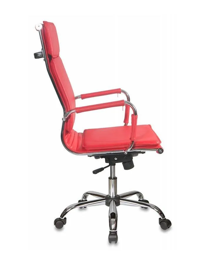 Кресло руководителя Бюрократ CH-993/red красный искусственная кожа - фото 5